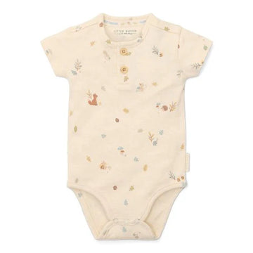 Little Dutch Body manica corta da bambino, animali del bosco