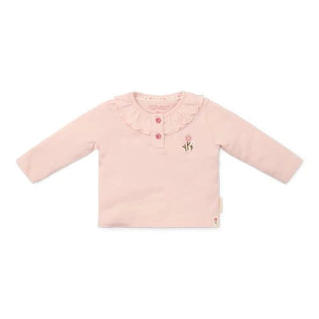 Little Dutch Maglietta bambina, rosa con decori