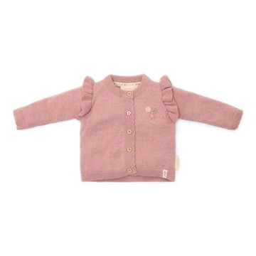 Little Dutch Cardigan bambina, rosa antico