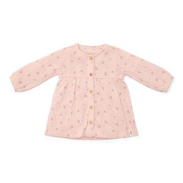 Little Dutch Abito bambina, rosa con fiorellini