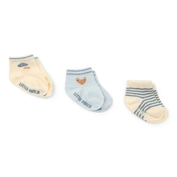 Little Dutch Calzini per bambino in cotone biologico, 3 pezzi
