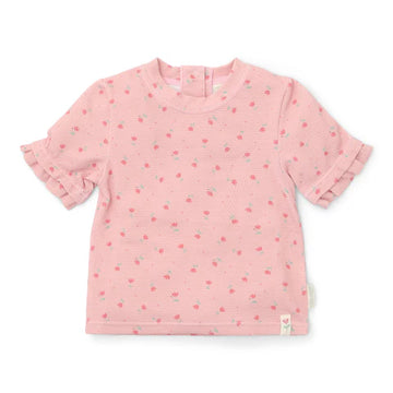 Little Dutch Maglietta costume, rosa con fiori