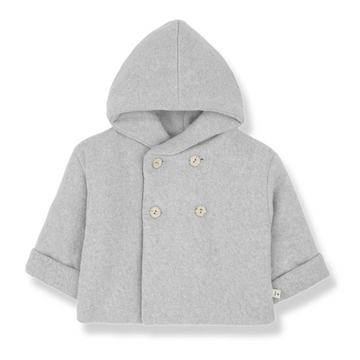 1+ in the Family Cappotto doppiopetto bambini, perla - Pau