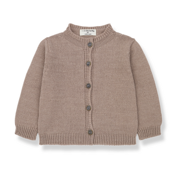 1+ in the Family Cardigan bambina in lana, old rose - Nina-bb