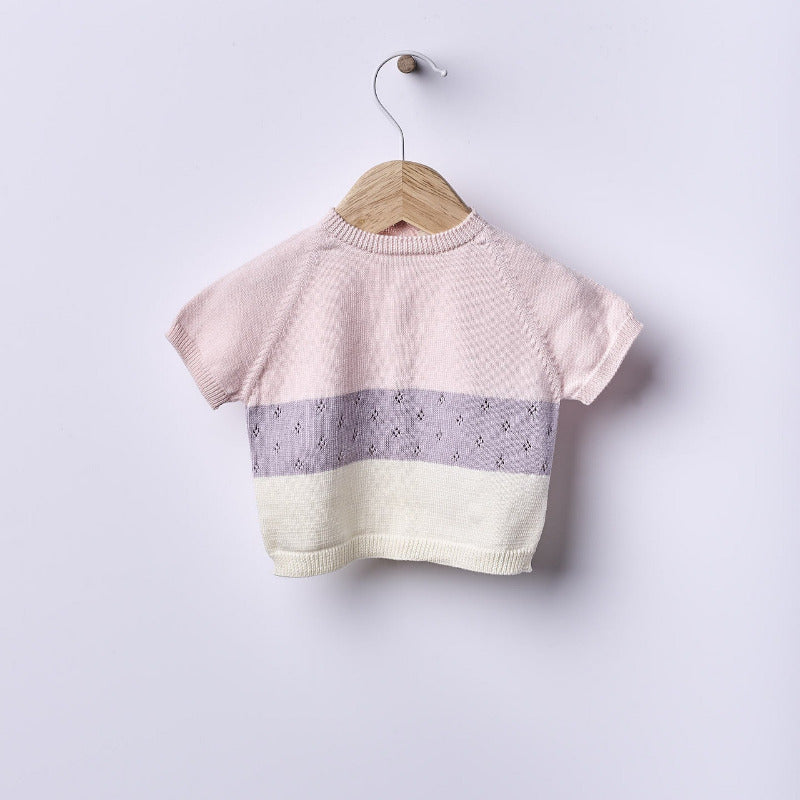 Wedoble Maglioncino manica corta bambina