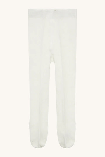 Collant bambina in bamboo bianche