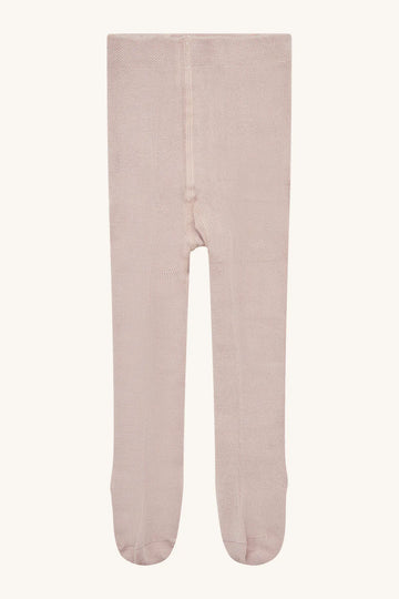 Collant bambina in bamboo rosa