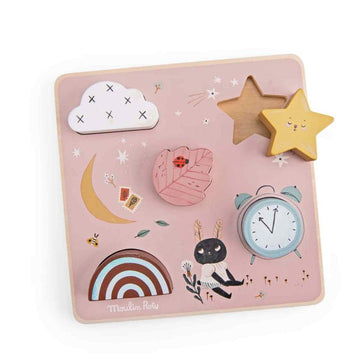 Moulin Roty  Puzzle sensoriale ad incastro, Après la Pluie