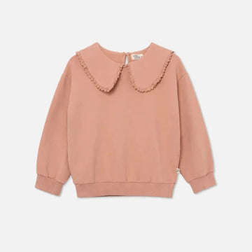 Felpa bambina in caldo cotone, rosa - Adairk234