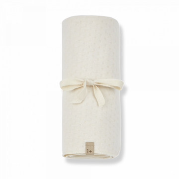 1+ in the Family Copertina neonati, ivory - Asis