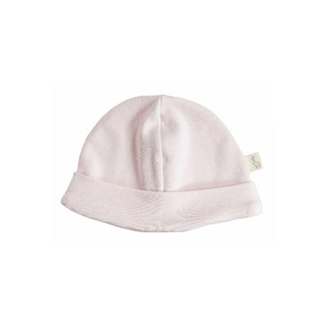 Cappellino neonata in cotone organico 0-1 mese rosa