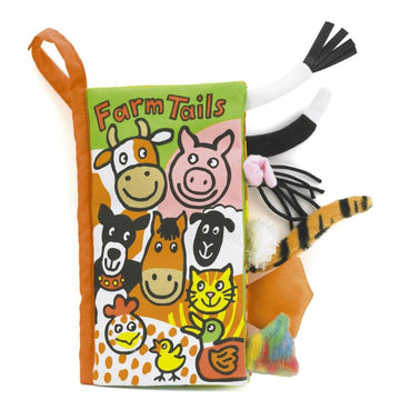 Jellycat Libro multiattività Farm Tails Activity