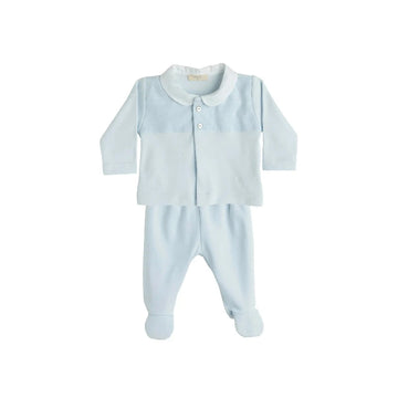 Completo neonato due pezzi - Breeze blue