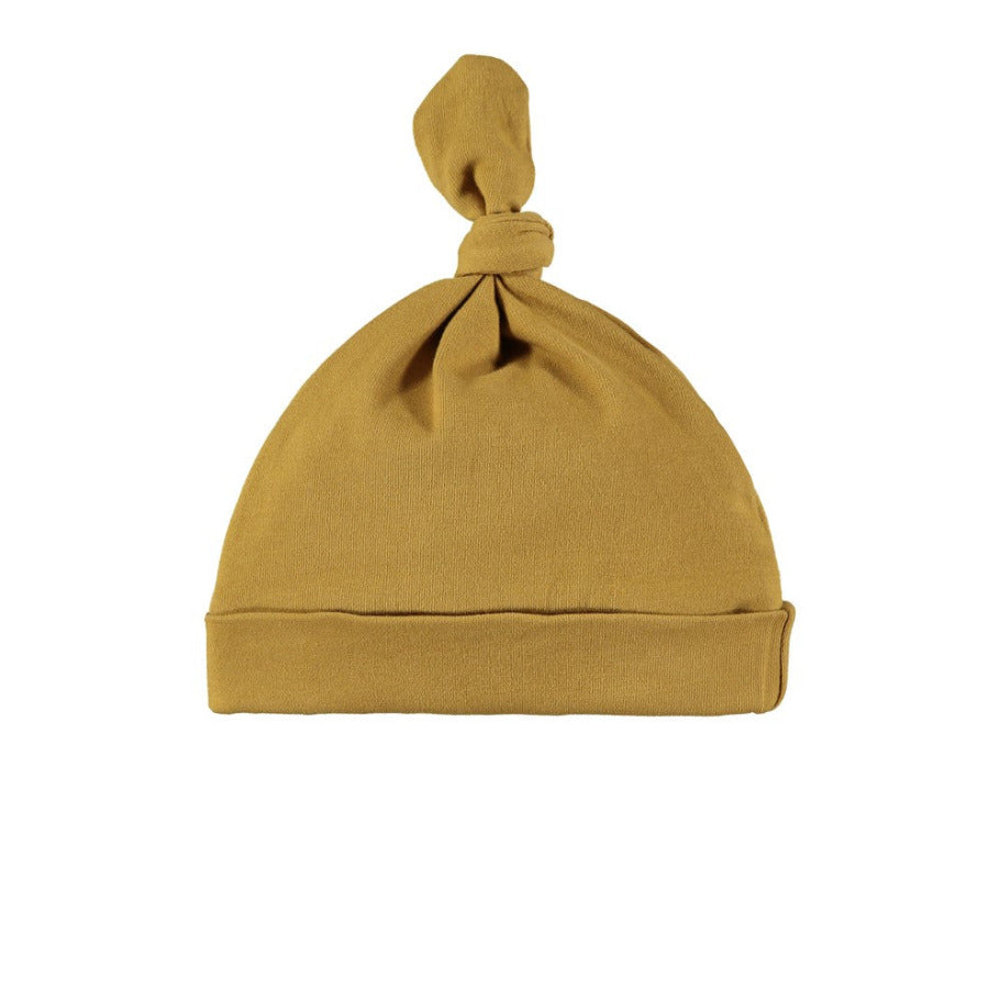 Cappellino neonato color curry