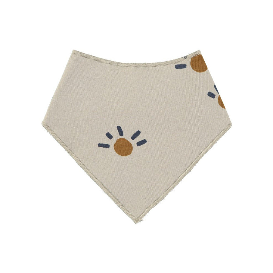 Bavaglino bandana per neonato beige