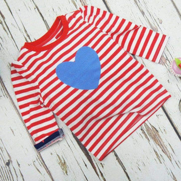 T-shirt manica lunga cuore - Blade & Rose