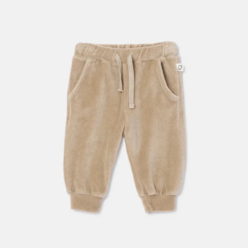 Pantalone bambino in caldo velluto, beige - Dawson253