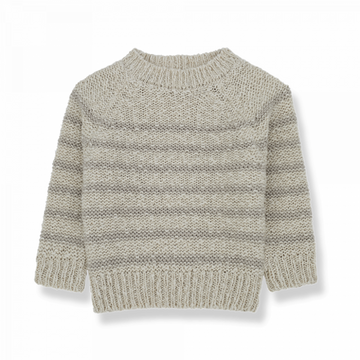 1+ in the Family Pullover bambini in lino, beige - Dante