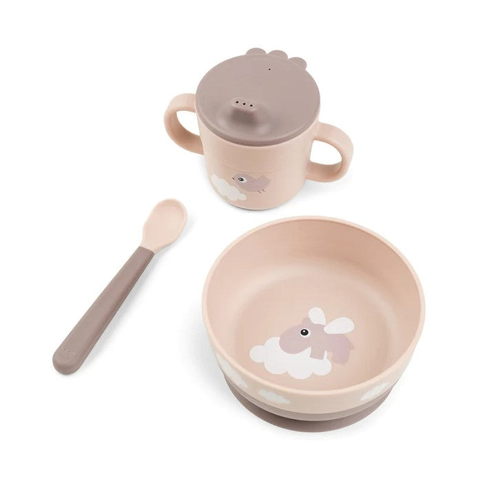 Set pappa per bambini Happy Clouds Rosa, Done by Deer