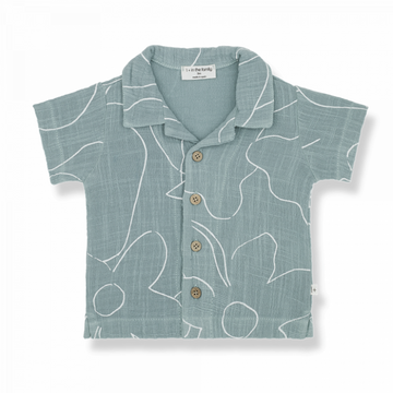 1+ in the Family Camicia bambino, shark - Fiorenzo