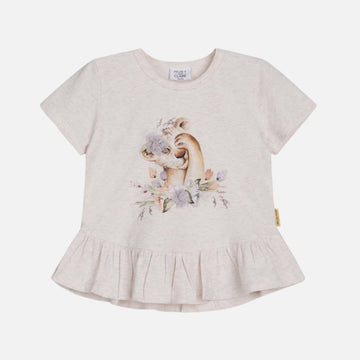 T-shirt bambina in cotone biologico, Athena