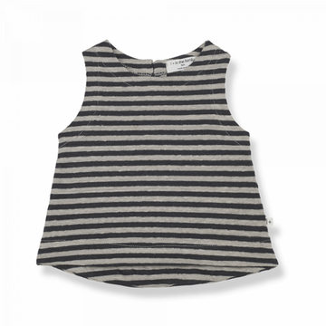 1+ in the Family Canotta bambina, righe antracite - Janna