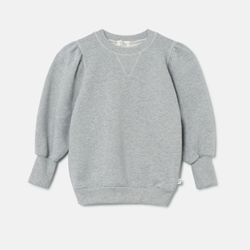 Felpa bambina in caldo cotone, grigio - Lisak235