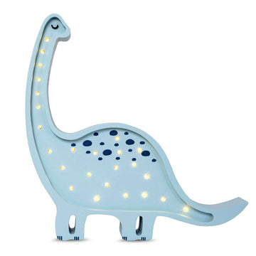 Lampada Dino diplodocus - Prehistoric blue | Little Lights