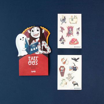 Tatuaggi a forma di fantasmi per bambini