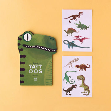 Tatuaggi a forma di dinosauro per bambini