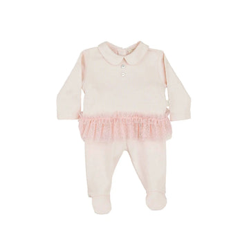 Completo neonata due pezzi - Peach Pink