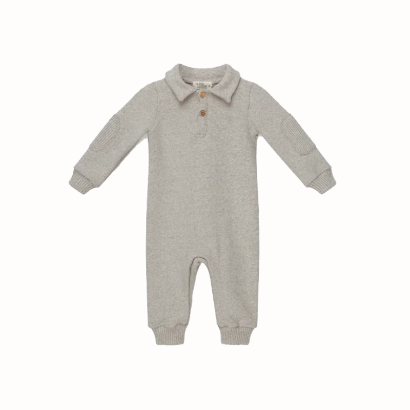 Tutina in caldo cotone riciclato, grigio