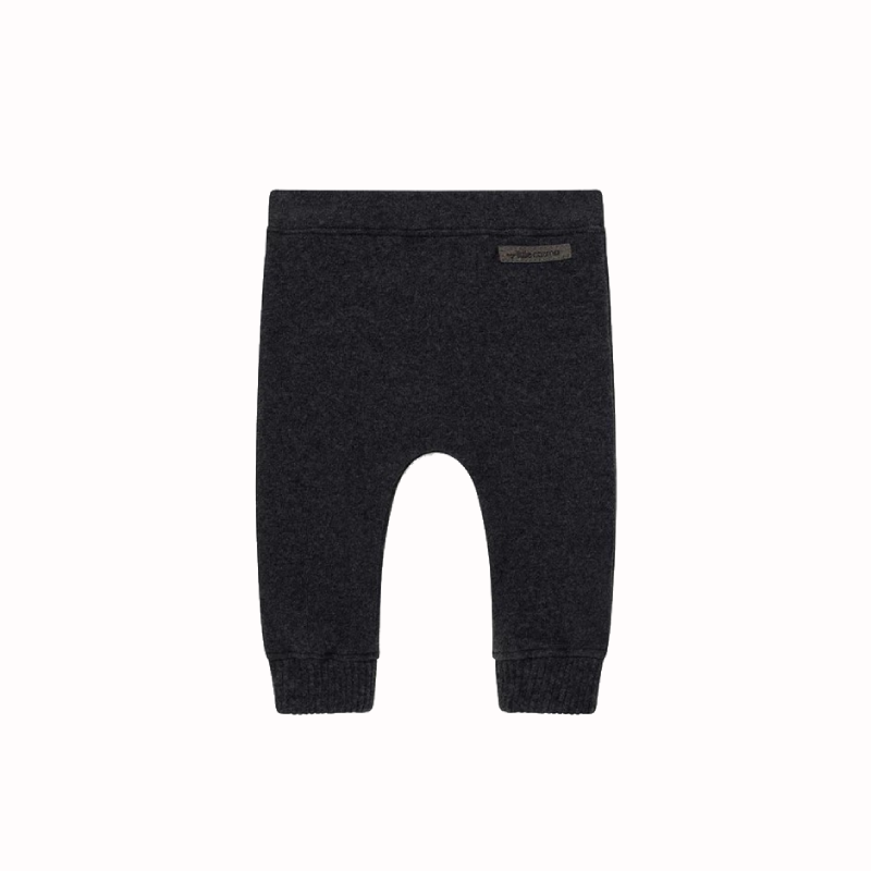 Pantalone in caldo cotone riciclato antracite