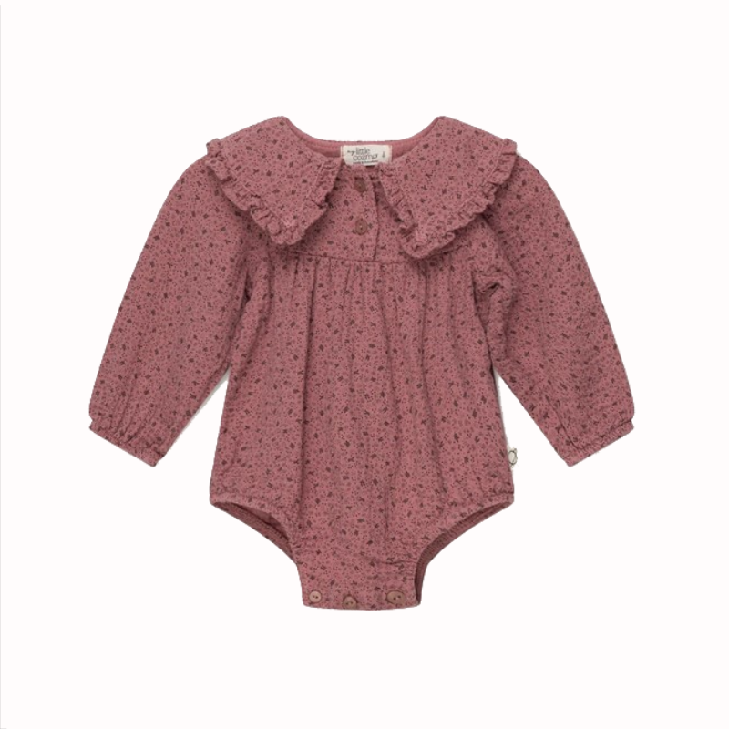 Body per bambina in tonalità malva