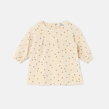 Abito bambina in caldo velluto, pois - Noor252