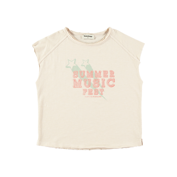 T-shirt bambini smanicata "Summer Music Fest" - Tocoto Vintage