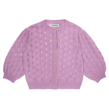 Cardigan bambina traforato - Tocoto Vintage