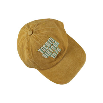 Berretto Baseball bambini, Giallo - Tocoto Vintage