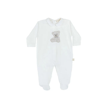 Tutina neonato - Sweet teddy ivory