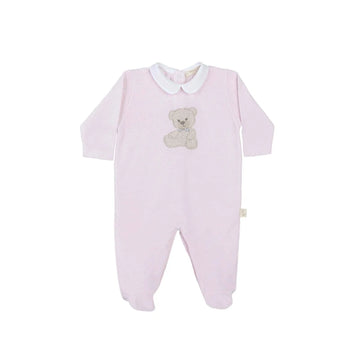 Tutina neonata - Sweet teddy pink