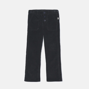 Pantalone bambina in caldo velluto, antracite - Stellak250