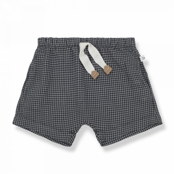 1+ in the Family Pantaloncino bambini, quadrati antracite - Salvatore