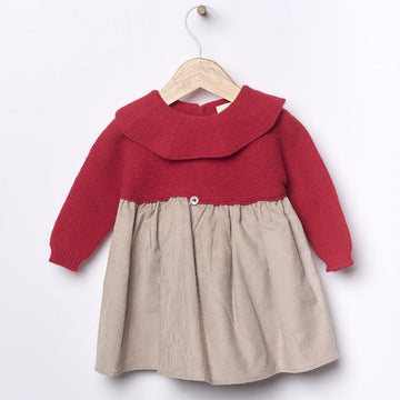 Wedoble Abito in lana rosso
