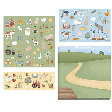 Little Dutch Set stickers 3 scenari Little Farm