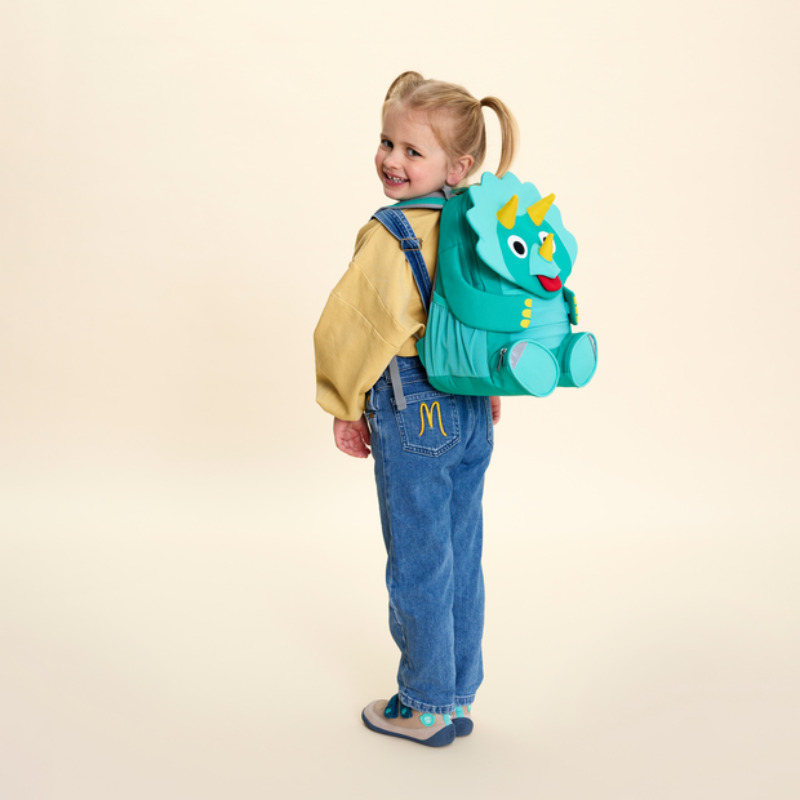  Zaino Dinosauro Verde Affenzahn per bambini