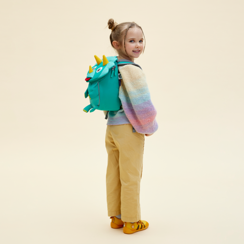 Zaino Dinosauro verde Affenzahn per bambini