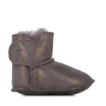 Stivaletti Emu Australia baby bootie antracite metallic