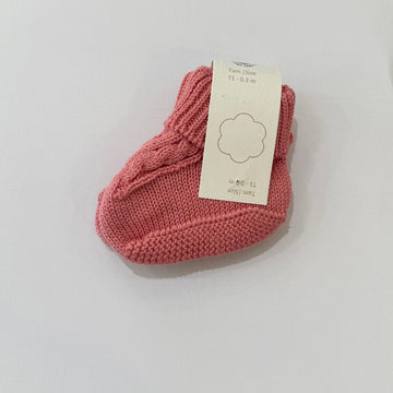 Wedoble Babucce in filo di cotone rosa fragola