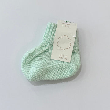 Wedoble Babucce in filo di cotone verde acqua