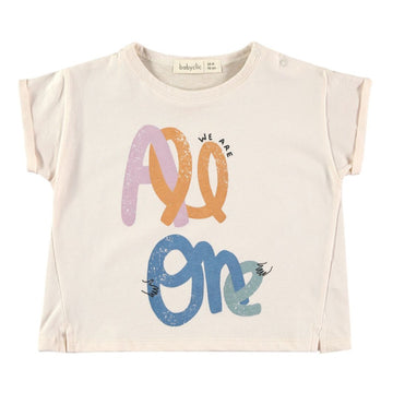 T-shirt bambini a manica corta in cotone biologico - All one